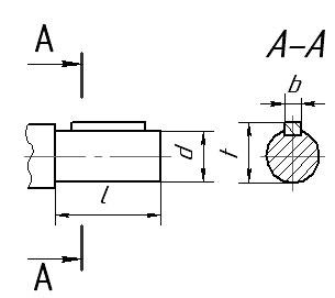 Присоединительные размеры быстроходного и тихоходного (цилиндрического) вала Ц3У-315Н, Ц3У-355Н, Ц3У-400Н, 1Ц3Н-450, 1Ц3Н-500
